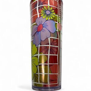 Starbucks Coffee Tea Groovy Feminine Bohemian Floral Drink Tumbler Teacher Cup
